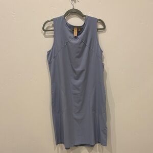 Chic Sleeveless Blue Mini Dress